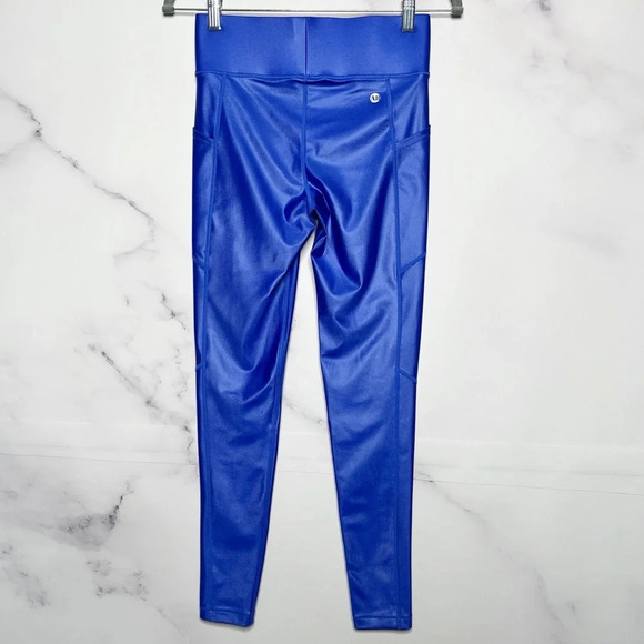 Bandier All Access Center Stage Blue Shine Leggings - Picture 8 of 12